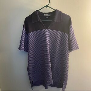 Polo Ralph Lauren Men’s XL Polo Shirt – Navy/Light Purple Stripe